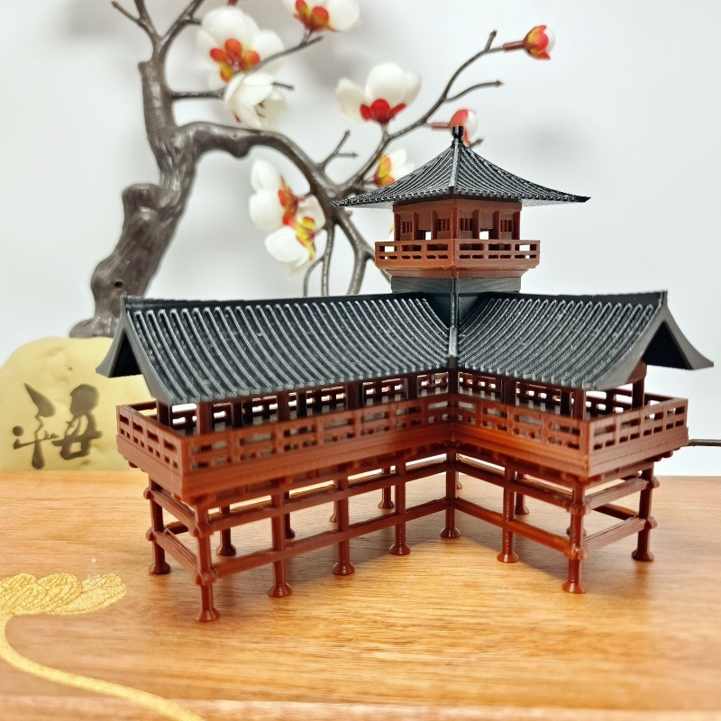 Japan Bonsai Garden - Model Arsitektur Kuno Patung Licheng Cina,