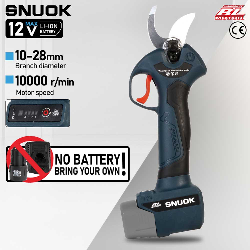 Bonsai Garden Tools - SNUOK 12V Gunting Pemangkas Listrik Tanpa