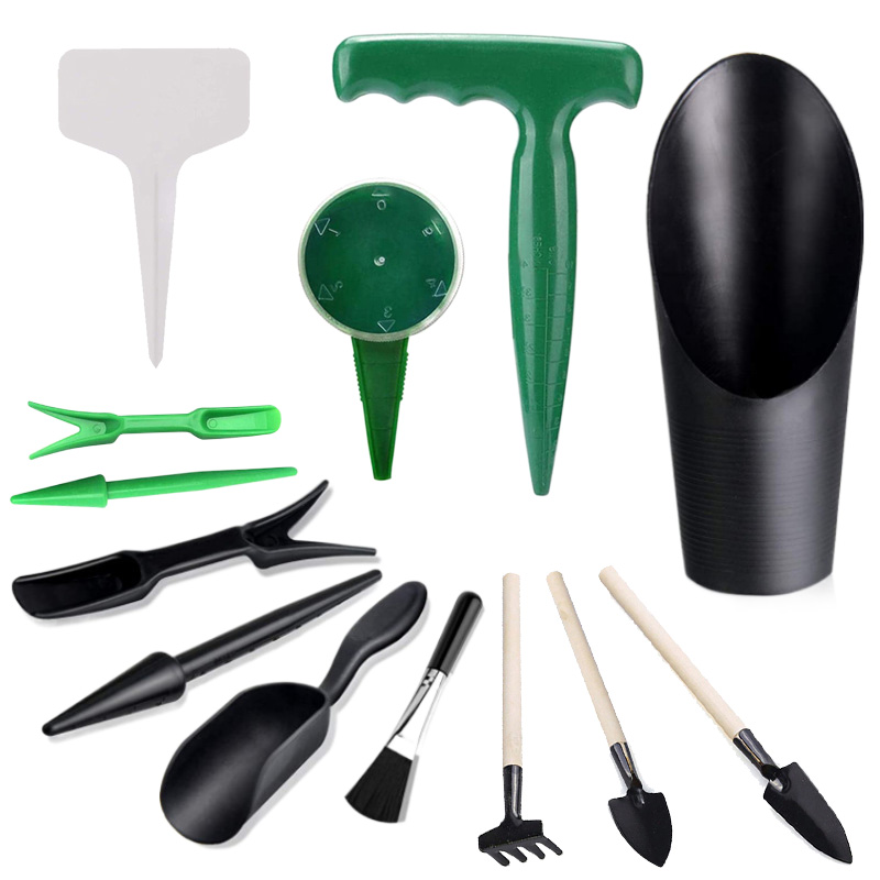 Bonsai Garden Tools - Set alat berkebun Mini, papan Label