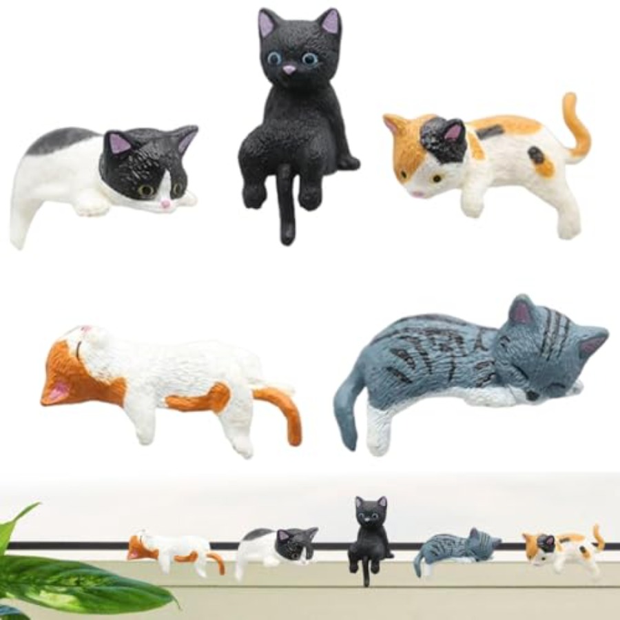 Figur Kucing Miniatur Lucu, De - Japan Bonsai Garden ulasan dan harga