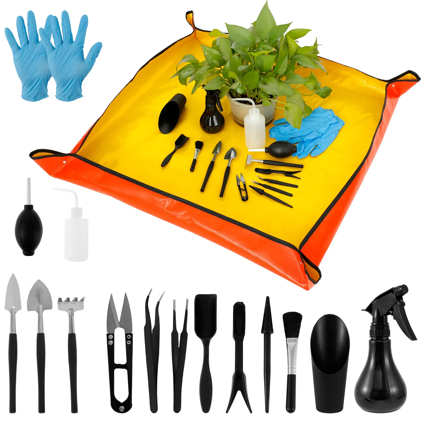 Alat tanaman sukulen 13/16 bua - Bonsai Garden Tools ulasan dan harga
