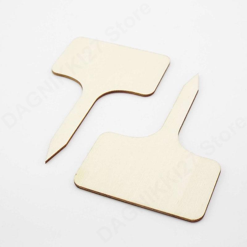 10x Label Tanaman Kayu Tipe T  - Bonsai Garden Tools ulasan dan harga