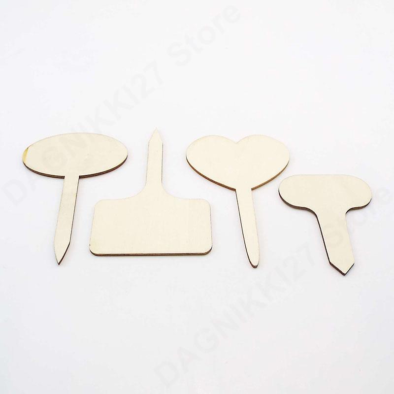10x Label Tanaman Kayu Tipe T  - Bonsai Garden Tools ulasan dan harga