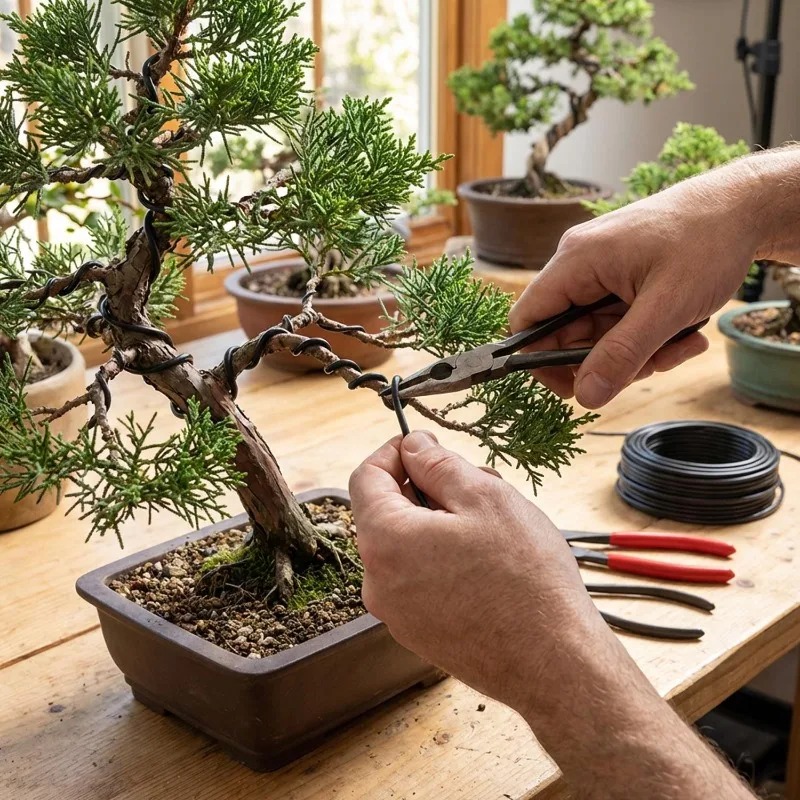 Kawat Bonsai Aluminium 1/1.5/2 - Bonsai Garden Tools ulasan dan harga