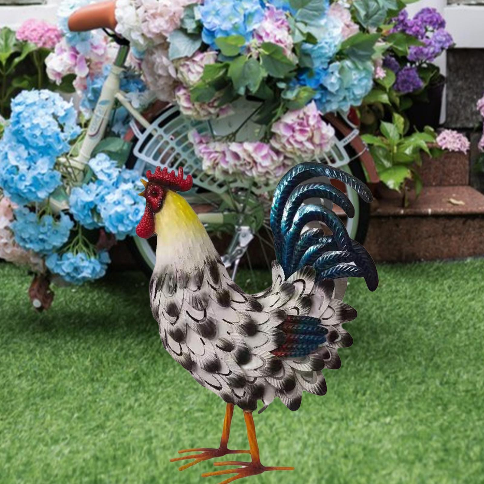 Patung Ayam Logam Dekorasi Kan - Bonsai Garden Ideas ulasan dan harga